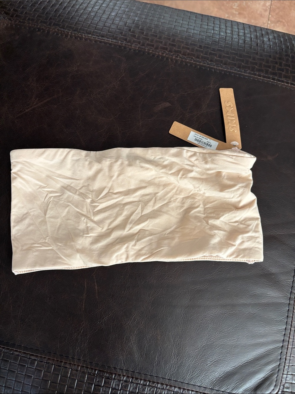 SKIMS Nude/Beige Bandeau Shapewear Top